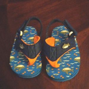 ❤FINAL REDUCTION Toddler's Shark Flip Flops